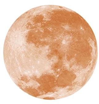 VICASKY Leuchtender Nachtlicht-wandaufkleber – 20 Cm Runder Mondaufkleber Für Schlafzimmer Dekorativer Kinderzimmeraufkleber (mond Licht)
