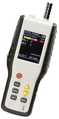 DCDCD Protable - Six-channel Particle Size 0.3, 0.5, 1.0, PM2.5 PM10 Detector Dust Counter Free Workshop Air Quality Particulate Monitor