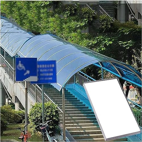 Polycarbonat Dachplatte Transparente PC-Beständigkeitsplatte, UV-beständige, Durchsichtige Kunststoffplatte, Ersatzplatten for Dachverkleidungen for Gewächshäuser, Carports Und Bushaltestellen(1x30m)
