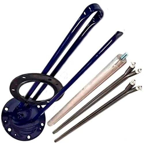 REPORSHOP - Portavainas Termo Fagor diametro165x440 para 2 Resistencias T32S002C0 AS0019133 (Brida + Junta + Anodo + 2 resis. 800w)