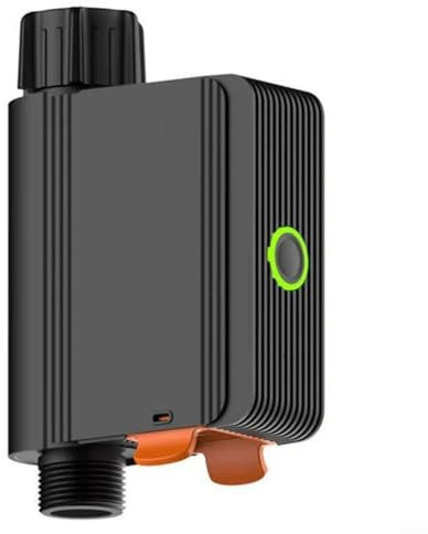 SWV-BSP für Zigbee 3.0 Smart Water Valve, IP55 wasserdichter Bewässerungsregler mit Alexa/App-Sprachsteuerung, 0,06-0,8 MPa Druck, 180 Tage Wasserverbrauchsverfolgung, für Rasen/Garten/Landwirtschaft