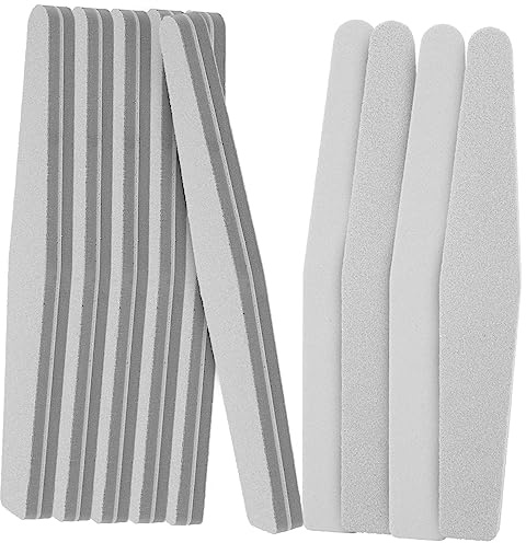 VALICLUD 10piezas Tiras De Lijado De Uñas Cuadradas Limas De Esponja Limas Decorativas Para Manicura y Esmalte De Uñas Suministros De Pulido Casa
