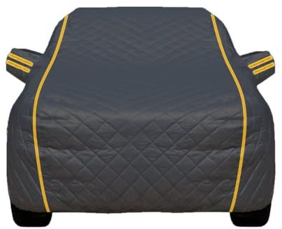 Bâche De Voiture Anti-grêle pour 2024 Renault R5 E-Tech 110 | Housse De Voiture Étanche pour L'extérieur, avec Bandes Réfléchissantes, Couverture Complète(01)