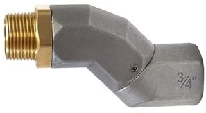 MSDDWL Kraftstoffeinspritzer Einspritzdüse Injektor Kraftstoffschlauch-Drehgelenk, 360° Drehbar, Anschluss Für Mehrebenen-Kraftstoffdüse(34 inch)