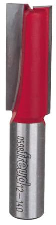 Freud 12-140 5/8 Diax1-1/2 Double Flute Straight Router Bit w/1/2 Shank