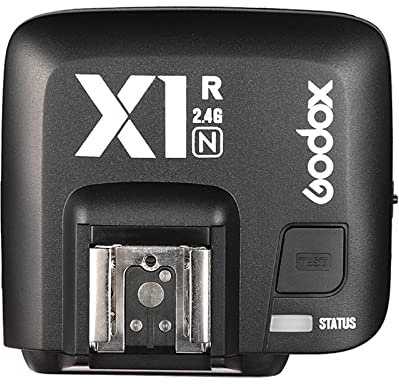 Godox X1R-N 2.4G TTL Wireless Flash Trigger Receiver High Speed Sync HSS 1/8000s for Nikon Cameras Flash Speedlite (X1R-N Receiver Only)