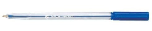 5 Star Ballpoint Pens Blue Ink Pens Multipack (20 Pack) Biro Pens Fine Tip 1.00 0.77 mm Line Writing Pens
