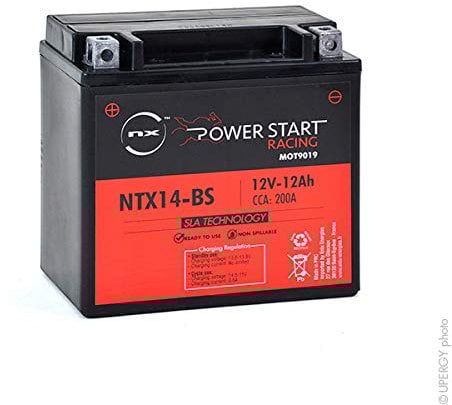 NX-Motorflugzeug-Starterbatterie-AGM VRLA-12V-12Ah-Kompatibel mit: A211 541 00 01 ; ETX14-BS ; ETX14BS ; YTX14 BS ; YTX14-BS ; MOT116 ; NTX14-BS ; NTX14BS ; VARTA 512014010A514 ; YTX14-4