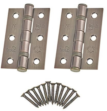 Door Hinge 3 / 76mm Antique Bronze (1 Pair)