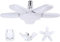 HZSANUE B22 Bayonet LED Garage Light 80W, 6500K Daylight White 9000Lm Deformable Workshop Lamp with 5 Adjustable Panels, LED Ceiling Lighting, for Garages, Basement, Warehouse, Attic, Gym(Pack of 1)