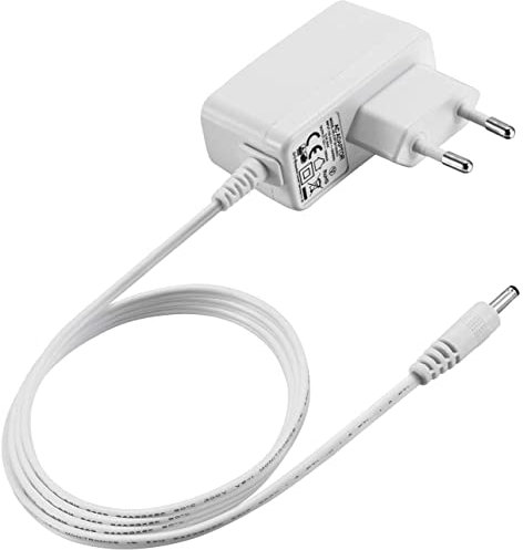 Dericam 5V/2V DC Netzteil für IP/CCTV-Kamera,5ft / 1.5 Meter Wechselstrom DC Netzkabel, Wandladegerät, Ausgang DC 5V 2000mA, Eingang AC 100V-240V / 50 oder 60 Hz / 0,4A MAX, Weiß