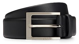 BOSS Herren Barnabie G rtel, New - Black002, 90 EU