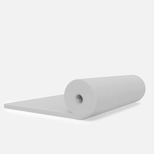 Topdormitorios | Plancha Espuma viscoelástica Premium 65 kG/m3, Variedad de tamaños, Topper ergonómico Transpirable, Tratamiento Anti bacterias - 75 x 190 cm., 3 cm de Visco 65 kg/m3