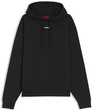HUGO Women's Center Logo Relaxed Fit Hooded Sweatshirt Hooded Sweatshirt (pack of 1)