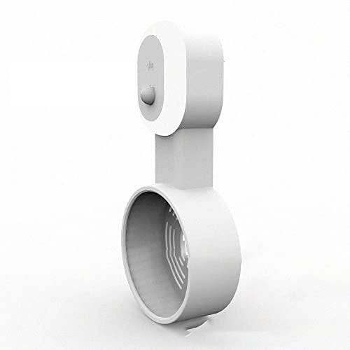 Aokicase For Alexa Echo Dot 2nd Holder Wall Mount Stand Speaker Accessory Rack, Human Body Induction Lamp Intelligent Speaker Adapter (Alexa Echo Dot 2nd, White) A306