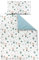 TupTam Kinder Bettwäsche Set Babybettwäsche Bettbezug 100 x 135 120 x 90 Kissenbezug 40 x 60 Jungen Mädchen 2-TLG, Farbe: Fuchs/Kaninchen/Beige, Größe: 120x90 cm