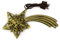 BELI-BECO 2542 Komet - Stern für Krippe mit Beleuchtung - Krippenbeleuchtung - Metall - klare Glühlampe E 5,5-4,5 V - 0,2A (50 mm, Dunkles Gold)