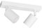 Klighten Deckenstrahler 2 Flammig Weiß, GU10 Deckenlampe Strahler Schwenkbar, Spotleuchte Drehbar Deckenspots für Küche, Schlafzimmer, Wohnzimmer, Flur, Ohne Leuchtmittel
