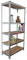 Panana Warehouse 5 Tier Racking Shelf Heavy Duty Steel Garage Shelving Unit Garden Shed Shelving (silver, 180x90x40cm)