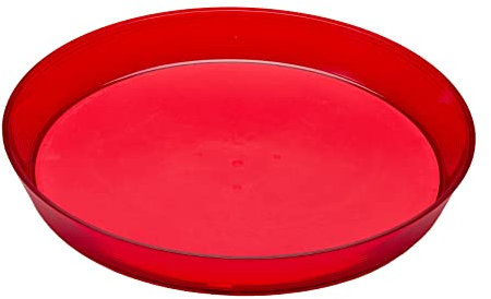 Omada Design rundes Tablett, rutschfest, Ø 32 cm, aus Kunststoff für den Außenbereich, bruchsicher, Linie Samba