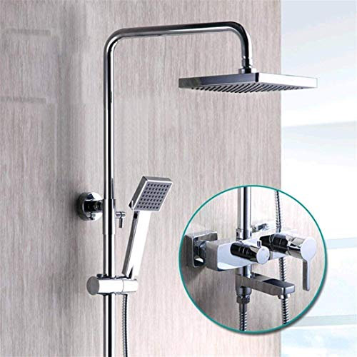 Mischbatterie Brausegarnitur Brausegarnitur Unterputz-Brausegarnitur Kupfermaterial Badezimmer-Set Thermostat-Multifunktions-Booster-Badezimmer-Brausegarnitur