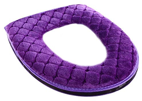 BMINO WC-Sitz weiche warme WC-Sitz-Sitzheizung WC-Sitz waschbarer Toilettensitz Badezimmer-Füller Dicke Sitzkissendekoration Toilleten Sitz (Color : C)