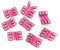 ALFA Lot de 50 Pinces de Couleur Rose pour Couture, Divers