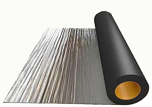 tow000ack Aluminum Wasserdichtes Klebeband,Bitumen-Band,Selbstklebendes Dichtungsband,Reperaturband zum Abdichten und Befestigen im Dachleckage,Oberflächenriss,Fensterbankspalt,Anpassbar (1x9m)