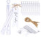 BOFUNX 50 Stücke Seifenblasen Hochzeit mit Seifenblasen Etikett Juteschnur Wedding Bubbles für Hochzeit Geburtstag Verlobung Valentinstag Party Gastgeschenk
