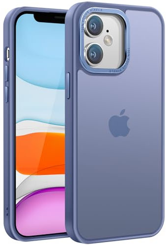 PuyaTeya Upgrade für iPhone 11 Hülle, [Militärschutz] Stoßfest Schutzhülle Samtige Touch Matt Anti-Kratzen Anti-Glatte Anti Fingerabdruck Handyhülle für iPhone 11(Far Peak Blue)