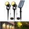 T-SUNUS Outdoor Solar Spotlight - 2 Lighting Modes, Waterproof IP65 Floodlight for Garden, Yard, Driveway - 3000K