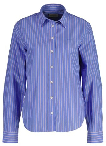 Gant Damen REG POPLIN Striped Shirt Bluse, Clear Sky,36