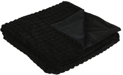 Home ESPRIT Schwarze Decke, 130 x 170 cm, Marke EAN: 8424002104870
