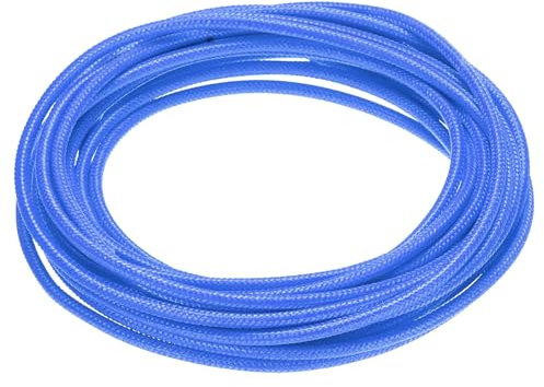 QUARKZMAN 5 Metri/16,4 Piedi 14AWG Cavo Silicone Intrecciato Alta Temperatura -60 a 300 Gradi Celsius Cavo Elettrico Isolato Resistente per Industria, Blu