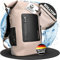 FREIWIND wasserdichter Rucksack tauchfähig - 100% sicher, 30-35l Volumen inkl. 17 Laptopfach und Rolltop, Rucksack wasserdicht aus hochwertigem 600D TPU mit Frontfach und ergonomischen Trägern