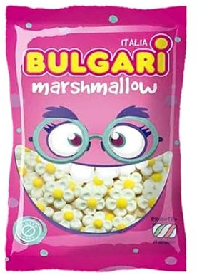 iChuches | Marshmallow - Nubes Dulces | Margaritas o Mariposas | Ideal para Mesas Dulces, Bolsas De Cono, Decoración Fiestas | 100 Unidades. (Margaritas Blancas)