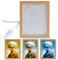 Forhome LED Wandbild mit 3 Farben,USB-betrieben, Massivholz Rahmen, austauschbare Acrylbilder (30x40cm) - Anime Design (C)