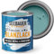 SEEBAUER diy Glanzlack Türkis 750ml für Innen & Außen (No. 779 Tourqoise Dream) Möbelfarbe ohne Schleifen - Hybrid-Lack für Holz, Metall & Kunststoff - Holzlack, Möbellack hohe Deckkraft