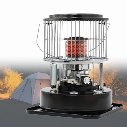 XCSCUK Kerosin-Heizofen, Outdoor-Kerosin-Brenner-Heizung, tragbare Camping-Heizungen mit Griff, für Garten, Restaurant