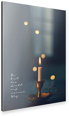 artboxONE Alu-Print 75x50 cm Du bist das Licht auf Meinem Weg von Künstler OHKIMIKO