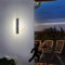 ANKBOY 40CM Wandleuchte Bewegungsmelder Aussen/Innen Lange Außenwandleuchten mit Bewegungsmelder LED Wasserdicht IP65 Modern Aussenleuchte Wand für Villa Eingang Terasse, Naturweiß 4000K