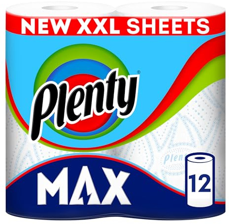 Plenty Max Kitchen Roll 12 Rolls, Kitchen Towel, Kitchen Tissue | Kitchen Towel, Kitchen Tissue