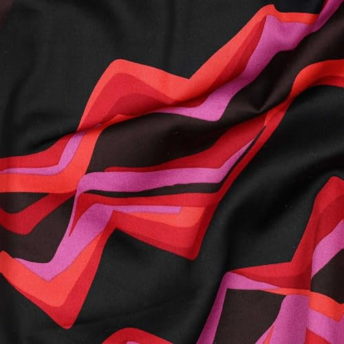 Baumwoll-Satin Abstrakt ab 0,5m x 148 cm Baumwollstoff Satinstoff Sommerstoff Oeko-Tex Meterware