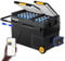 BougeRV CRD2 49L 12/24V Car Fridge Dual Zone and 173Wh Portable Power Station 12V Compressor Fridge Freezer with Wheels APP Control for Camping Trip Picnic Outdoor Travel Campervan RV Boat
