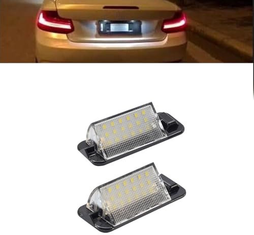Fouedy Weiße LED-Kennzeichenbeleuchtung, kein Fehler für 3er-Serie E36 M3 1992-1998