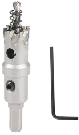 SUQIN 20mm Foret De Scie Cloche En Métal,TCT Scie Cloche En Carbure,Coupe-trou En Carbure De Tungstène,Coupe-trou industriel Pour l'acier inoxydable,Le Métal,l'alliage,Le Bois Et Les Plastiques