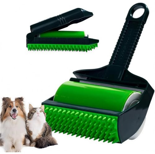 Stick It Roller – Abziehbild, Fusselrolle, Fussel-waschbar, Silikon, Extra Klebrig, Tierhaarentferner für Kleidung, Autositze
