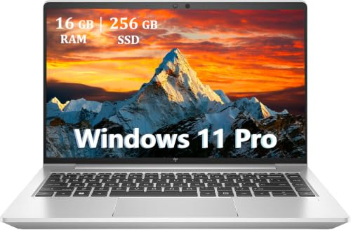 HP EliteBook 645 G9 Computer portatile per uso professionale, 14 FHD (1920 x 1080), AMD Ryzen 5 5625U, 16 GB di RAM, SSD da 256 GB, Windows 11 Pro, tastiera QWERTY US (Ricondizionato)