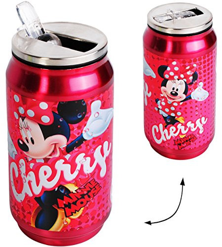 alles-meine.de GmbH Edelstahl/Thermo - Trinkflasche/Sportflasche - - Minnie Mouse - Thermotrinkflasche/Isolierflasche - 250 ml - für Kinder - 0,25 Liter/auslaufsicher..