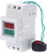 A0127 2p 36mm din-binario dual led voltmetro amperometro ac 80-300 v
